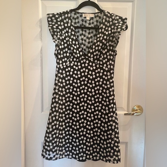 Michael Kors Floral Embroidered Dress Dresses
